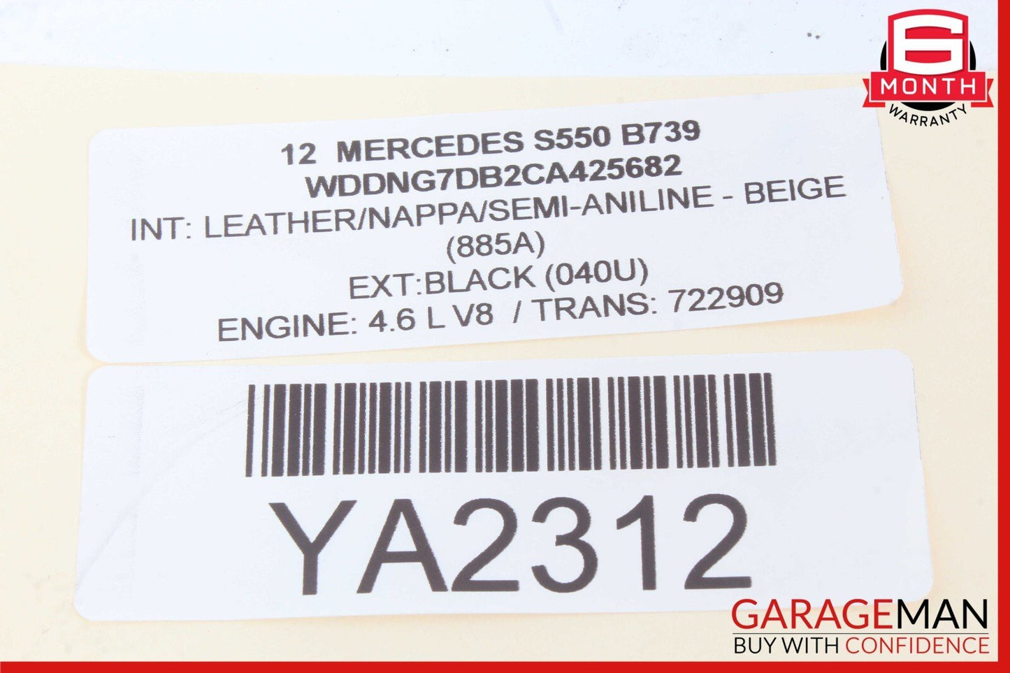 07-13 Mercedes W221 S550 S350 Center Dash Heater Switch Control Panel Assembly