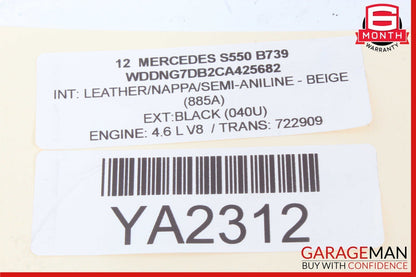 07-13 Mercedes W221 S550 S350 Center Dash Heater Switch Control Panel Assembly