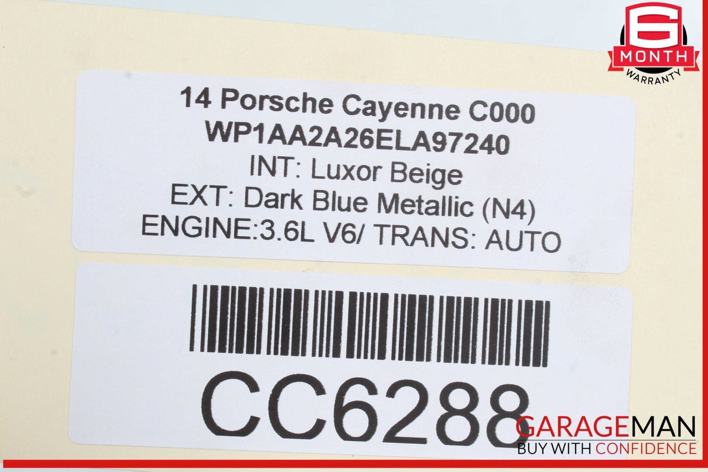 11-18 Porsche Cayenne 958 3.6L V6 AT Automatic Transmission Assembly OEM 136k