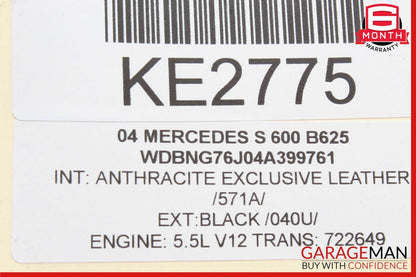 03-06 Mercedes W220 S600 CL500 Steering Column Combination Switch Assembly OEM