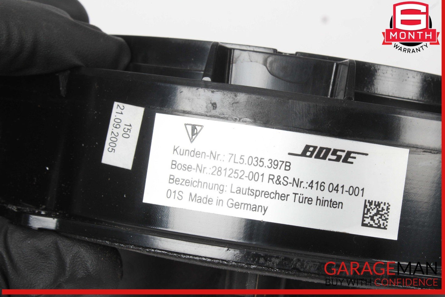 03-10 Porsche Cayenne 955 957 Bose Rear Left & Right Side Door Speaker Set OEM