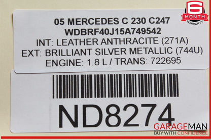 05-09 Mercedes W203 C230 CLK500 AC A/C Air Conditioning Cooling Condenser Assy