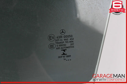 14-18 Mercedes W117 CLA250 Front Left Driver Side Door Window Glass OEM