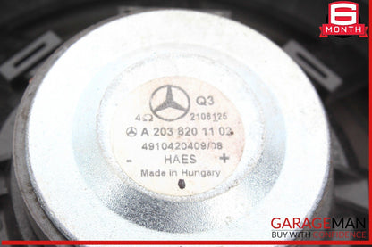 01-07 Mercedes W203 C230 Front Right & Left Side Door Audio Speaker Set of 2 OEM