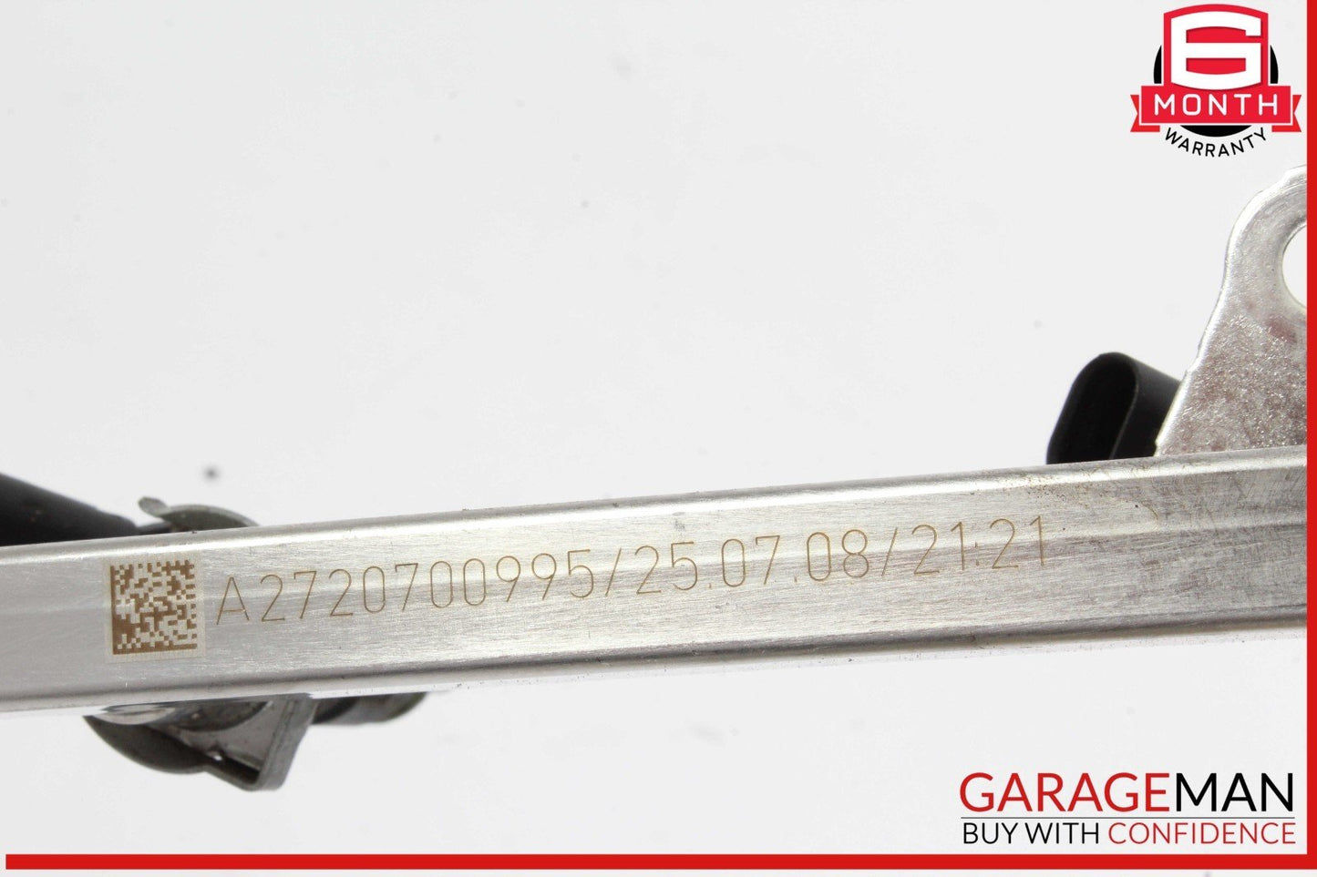 05-12 Mercedes W204 C300 E350 SLK300 Fuel Injector Rail w/ Fuel Injectors OEM