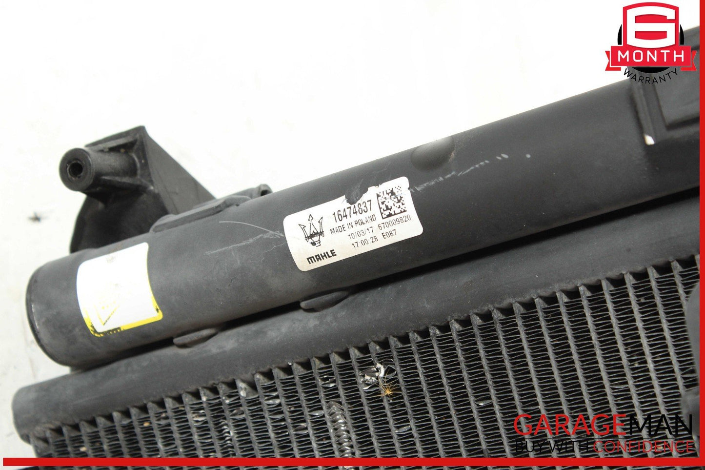 14-22 Maserati Ghibli Quattroporte Water Cooling Radiator A/C Condenser OEM