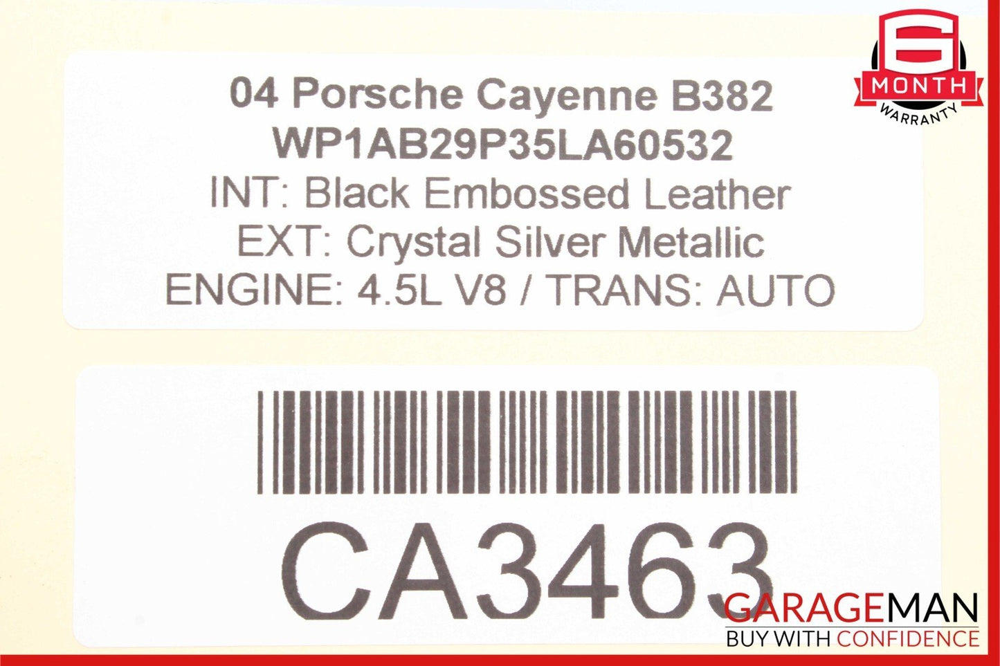 03-10 Porsche Cayenne 955 957 Rear Left Driver Door Lock Latch Actuator