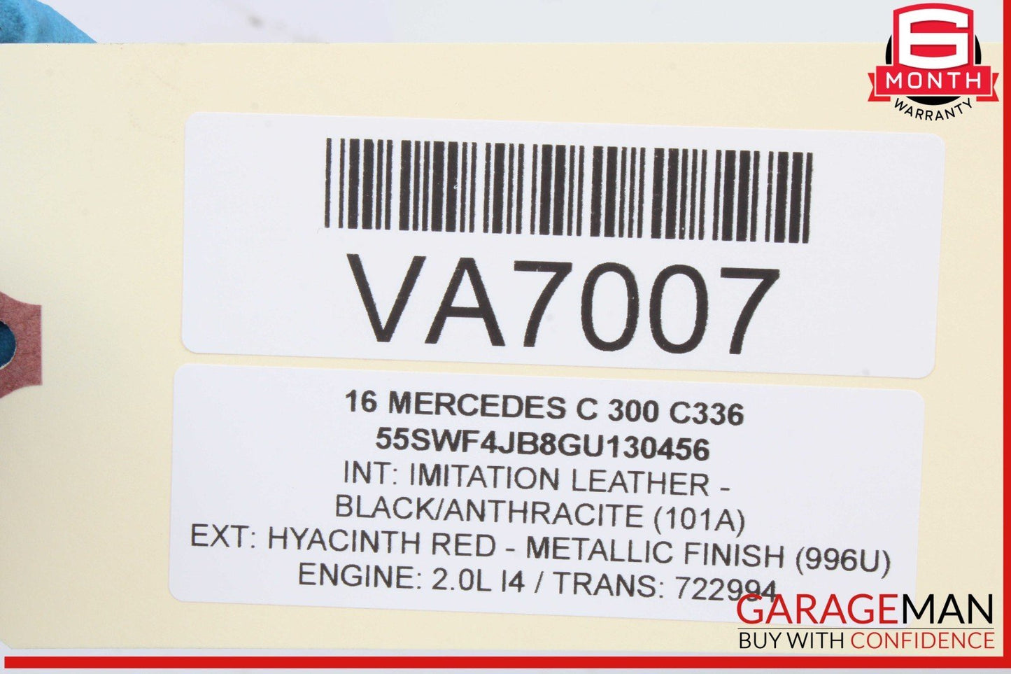 15-20 Mercedes W205 C300 Front Left Driver Side Lower Forward Control Arm OEM