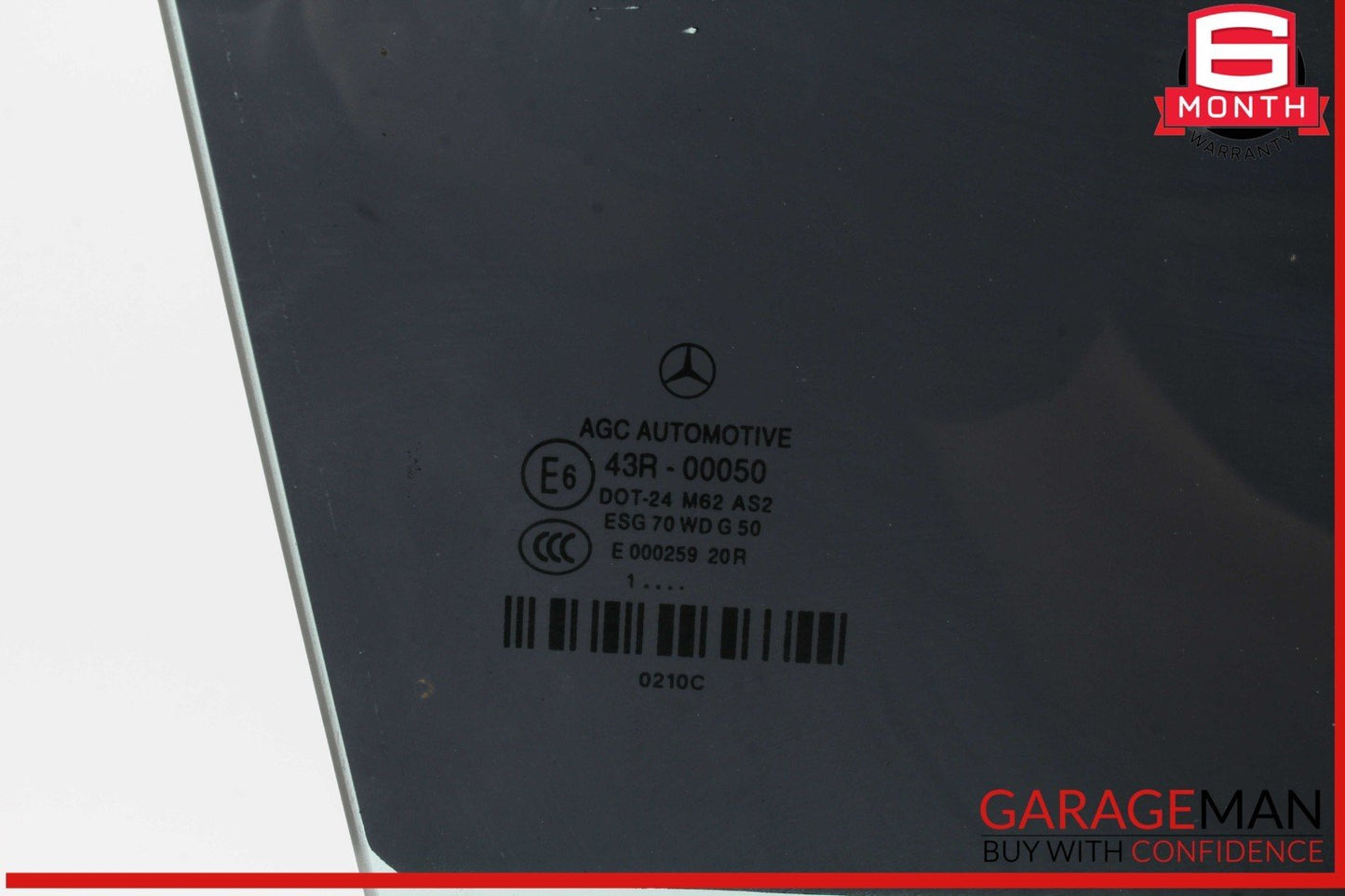 11-17 Mercedes W207 E500 E550 Convertible Door Window Glass Front Right Side OEM
