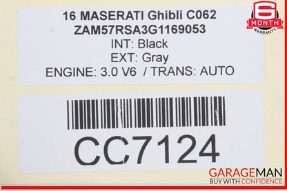 14-17 Maserati Ghibli S M157 Front Third Load Path Rail Bar Subframe OEM
