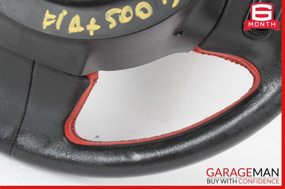 12-17 Fiat 500 Steering Wheel Black & Red Leather P1VN07JXWAE