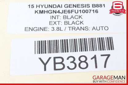15-16 Hyundai Genesis Front Left Seat Headrest OEM