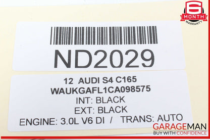 09-12 Audi S4 Rear Bumper Wire Wiring Harness w/ PDC Parking Assist Sensors OEM