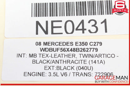 03-09 Mercedes W211 E350 Front Left Headlight Support Bracket Frame OEM