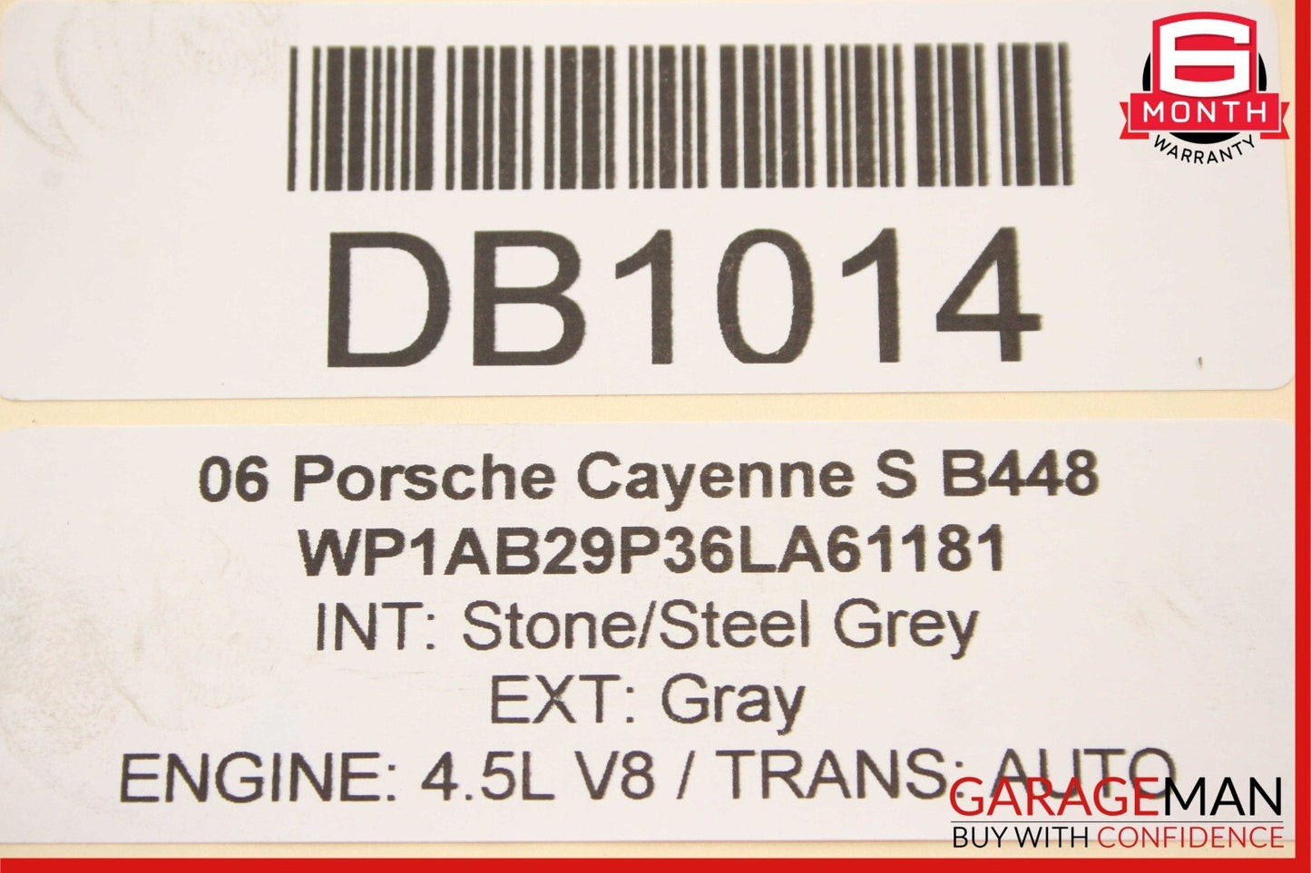 03-06 Porsche Cayenne 955 Rear Prop Propeller Cardan Drive Axle Shaft Driveshaft
