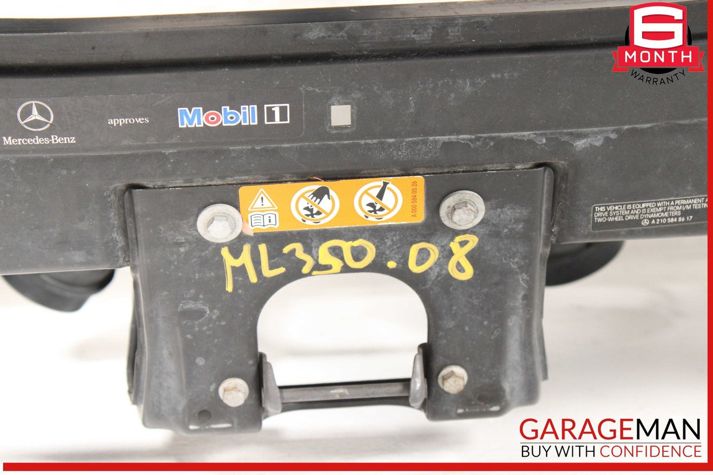 06-11 Mercedes W164 ML350 Front Reinforcement Bar Radiator Support Clip OEM