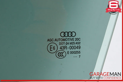 15-20 Audi A3 S3 Front Left Driver Side Door Window Glass 8V5845201 OEM