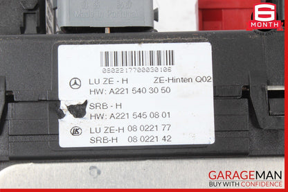 07-09 Mercedes W221 S550 S63 AMG CL550 Rear Trunk Fuse Relay Junction Box OEM