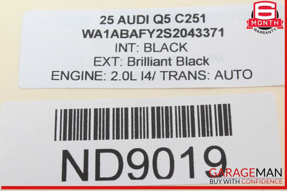 18-25 Audi Q5 Front Upper Over Head Interior Dome Light Lamp 80A947135BJ OEM
