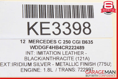 12-14 Mercedes W204 C250 C300 Speedometer Odometer Instrument Cluster Gauge OEM