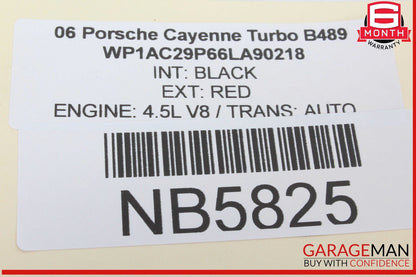 03-06 Porsche Cayenne 955 Engine Coolant Distributor Tube / Pipe 9481061514 OEM