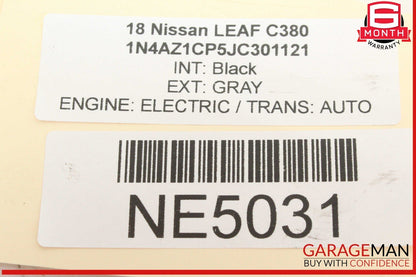 13-24 Nissan Leaf Rear Left Driver Side Window Regulator w/ Motor OEM