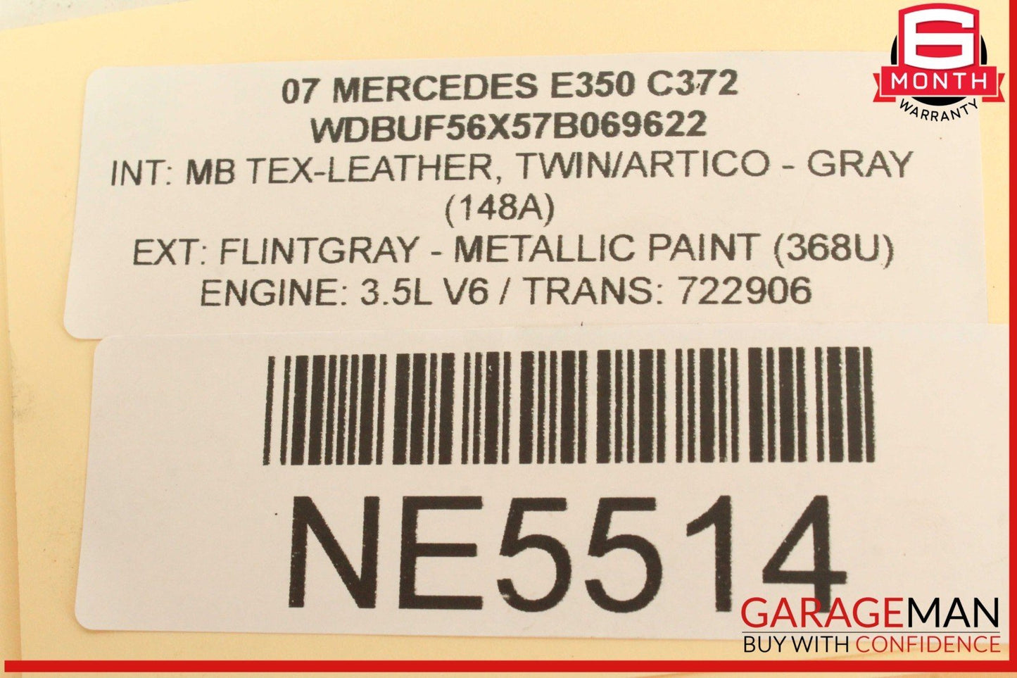 03-09 Mercedes W211 E350 Front Left Side Headlight Support Bracket Frame OEM