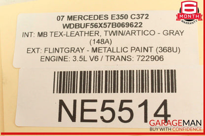 03-09 Mercedes W211 E350 Front Left Side Headlight Support Bracket Frame OEM