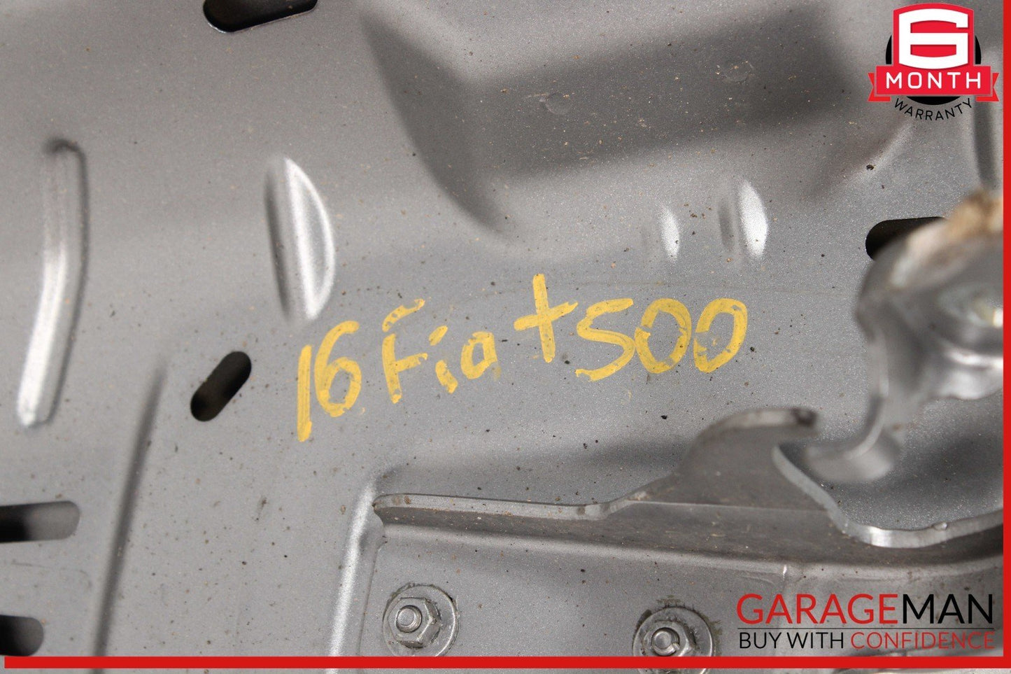 12-19 Fiat 500 Front Hood Bonnet Cover Panel Gray OEM