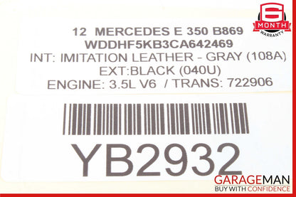 12-20 Mercedes W212 E350 SLK350 SLC43 AMG Power Steering Pump Reservoir OEM
