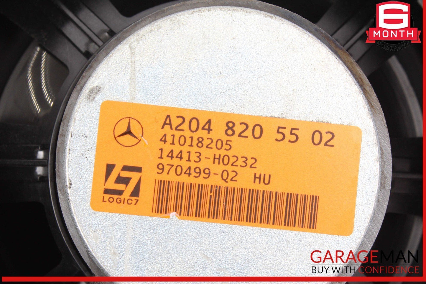 08-18 Mercedes W204 C250 Front Left & Right Door Audio Speaker Set of 2 Pc OEM