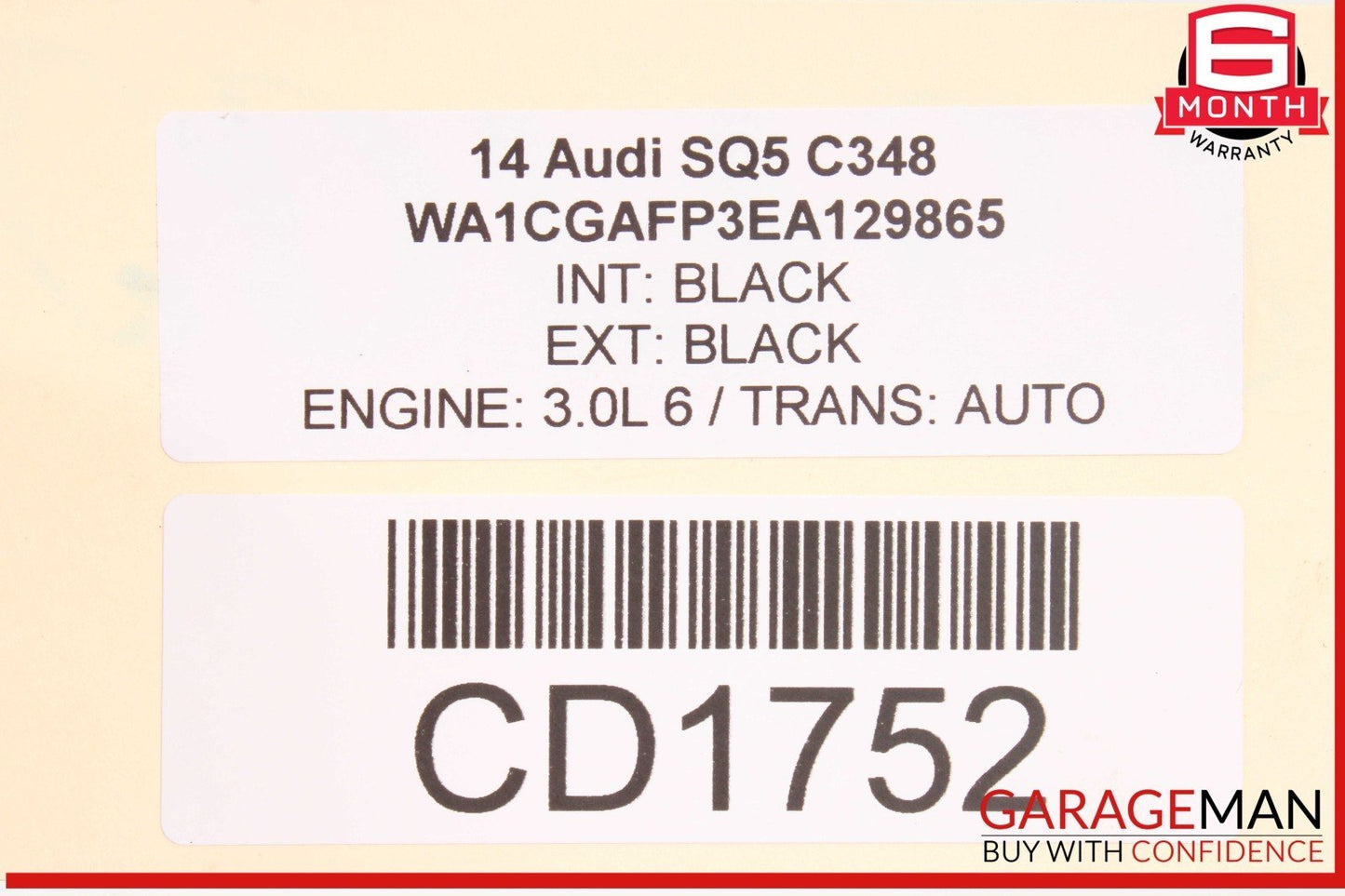 14-17 Audi SQ5 3.0 Rear Diff Differential Axle Carrier Assembly OEM