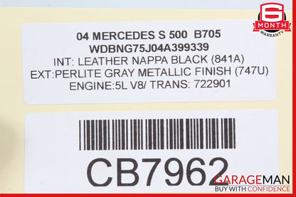 03-06 Mercedes W220 S430 S500 S55 Dashboard Center Switch ESP Hazard Door Lock