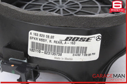 98-05 Mercedes W163 ML320 Rear Right & Left Side Door Audio Speakers Set OEM