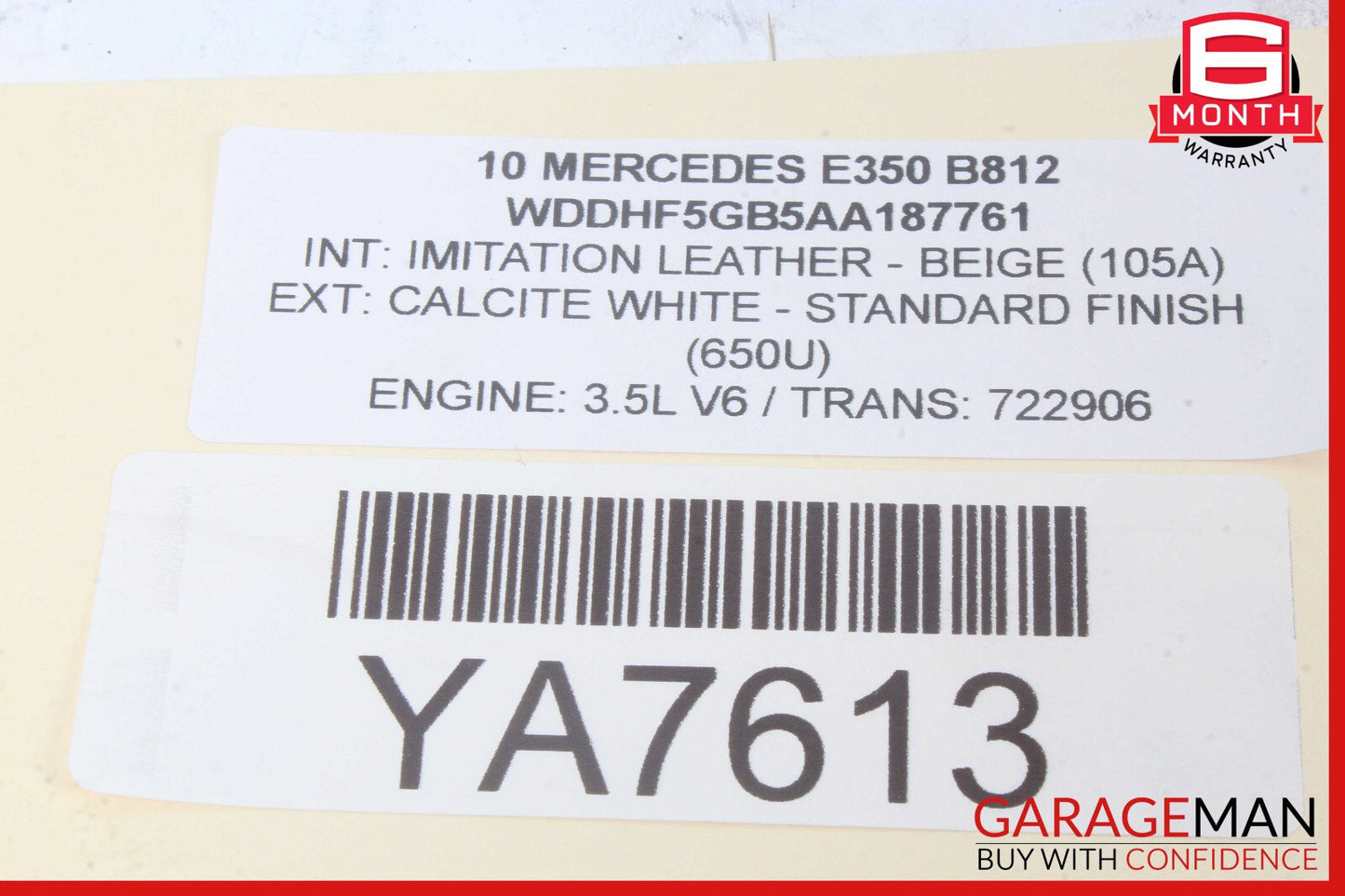 10-13 Mercedes W212 E400 E500 E63 AMG Front Right Side Mirror Door Rear View OEM