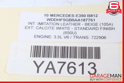 10-13 Mercedes W212 E400 E500 E63 AMG Front Right Side Mirror Door Rear View OEM