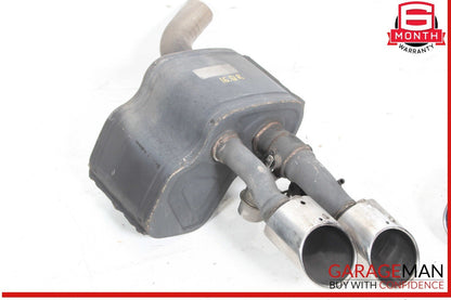 14-17 Maserati Quattroporte SQ4 Rear Right & Left Exhaust Muffler Dual Tip OEM