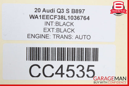 19-23 Audi Q3 Front Right Side Top Upper Seat Cushion OEM