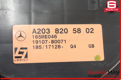 01-09 Mercedes W209 CLK350 C350 Door Sound Audio Speakers 2038205802 OEM