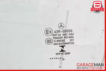 14-19 Mercedes W117 CLA250 Front Left Driver Door Window Auto Glass OEM