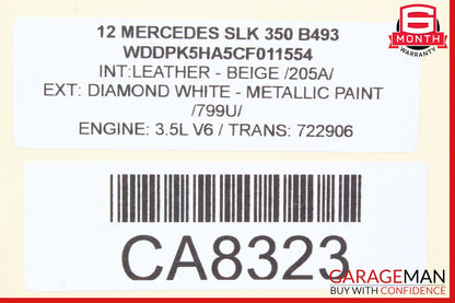 12-18 Mercedes R172 SLK350 M276 Exhaust Manifold Right Side 2761400809 OEM