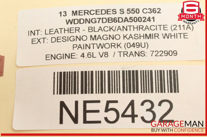 11-20 Mercedes W221 S550 GL450 GL550 Left Side Engine Exhaust Camshaft OEM