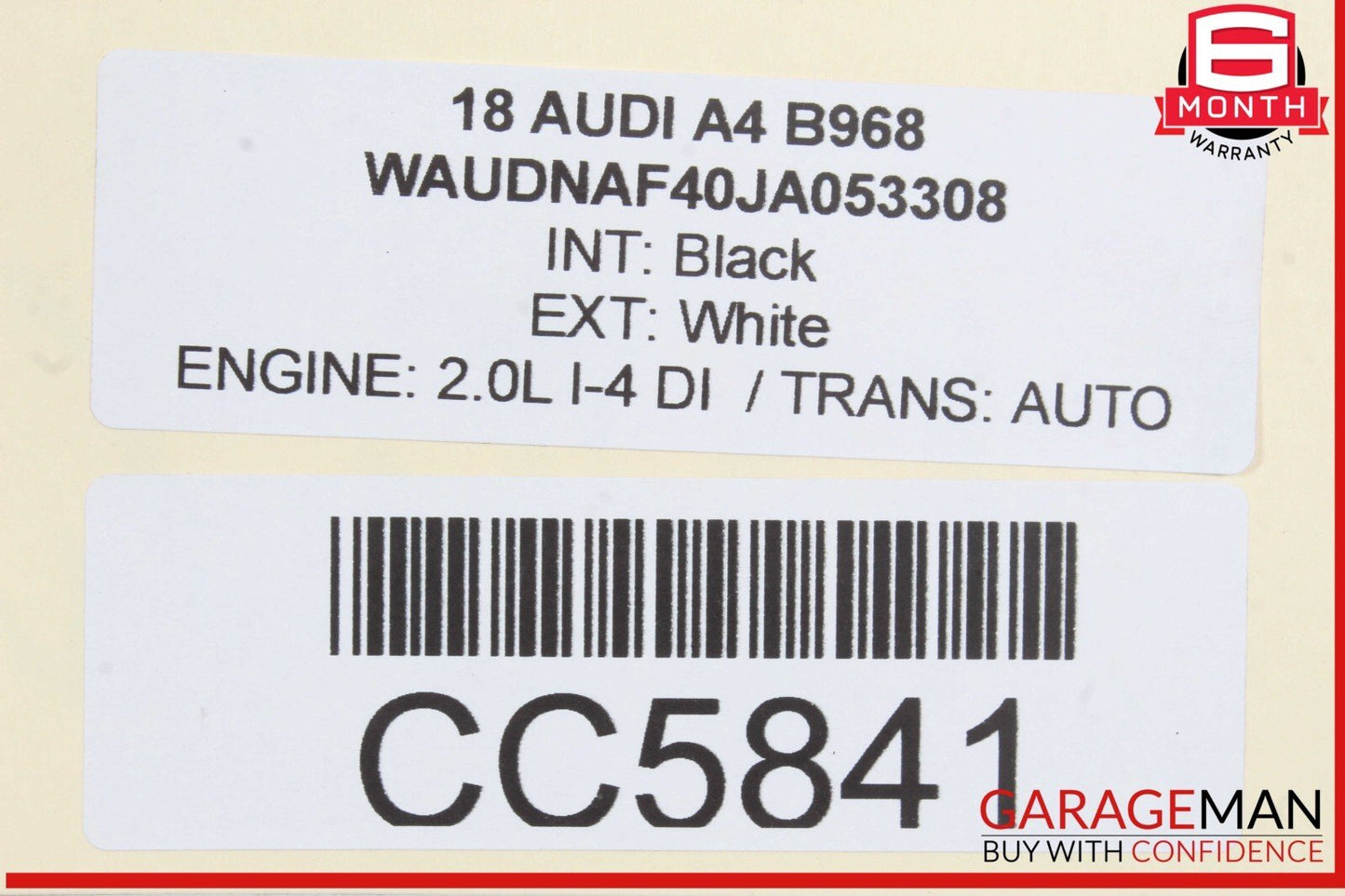 17-24 Audi A4 S4 S5 A5 Rear Sub Frame Subframe Crossmember OEM
