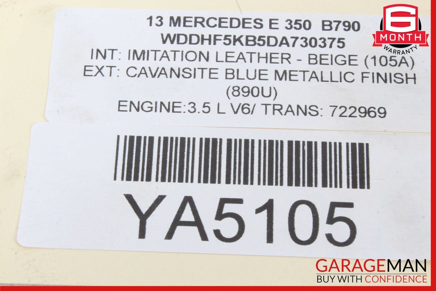 10-18 Mercedes W212 E350 Rear Fuse Relay Box SAM Signal Acquisition Assembly OEM