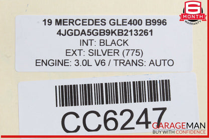 13-19 Mercedes W166 GLE400 GLS550 Seat Cushion Top Upper Front Right Side OEM