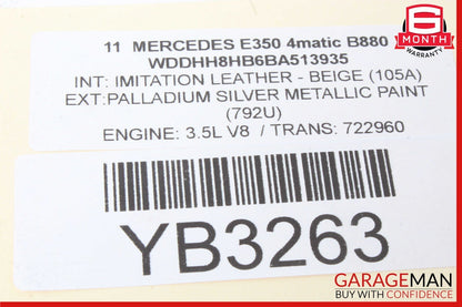 10-13 MERCEDES W212 E350 REAR TRUNK TAIL GATE POWER OPENER MOTOR 2128203642