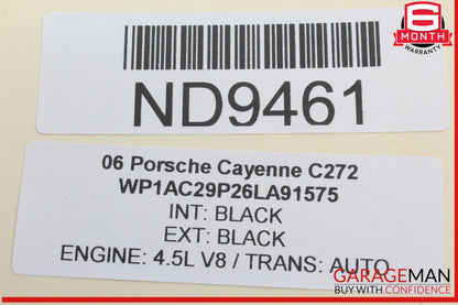 03-10 Porsche Cayenne 955 957 CDC-4 CD Changer Module Unit 7L5035111D OEM