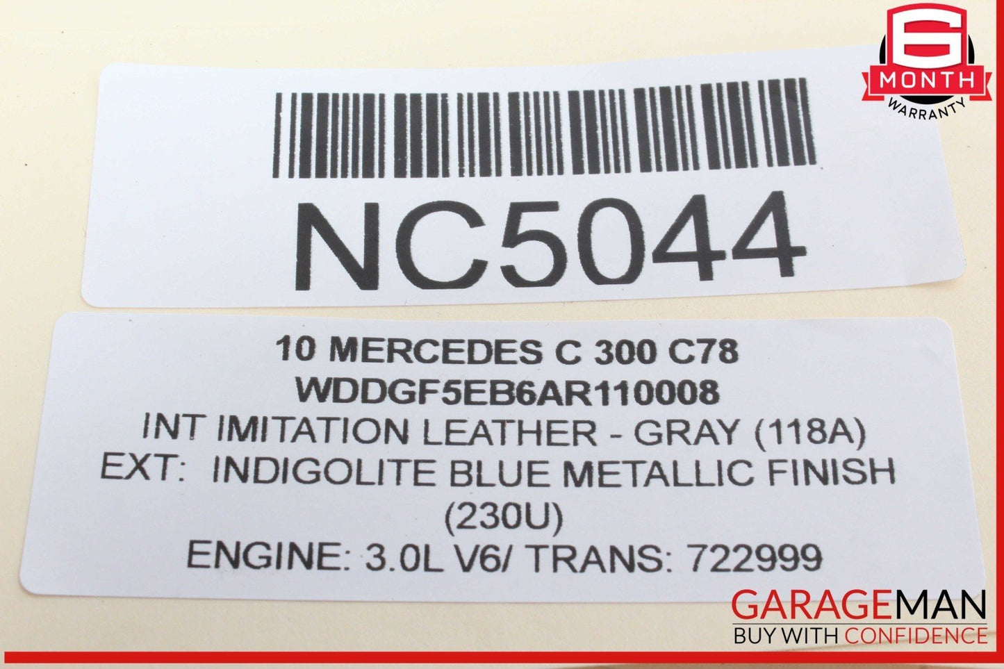 08-18 Mercedes W204 C300 Front Left & Right Door Audio Speaker Set of 2 Pc OEM