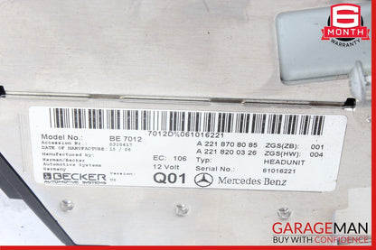 07-09 Mercedes W221 S550 S63 AMG Head Unit Command Comand CD Navigation OEM