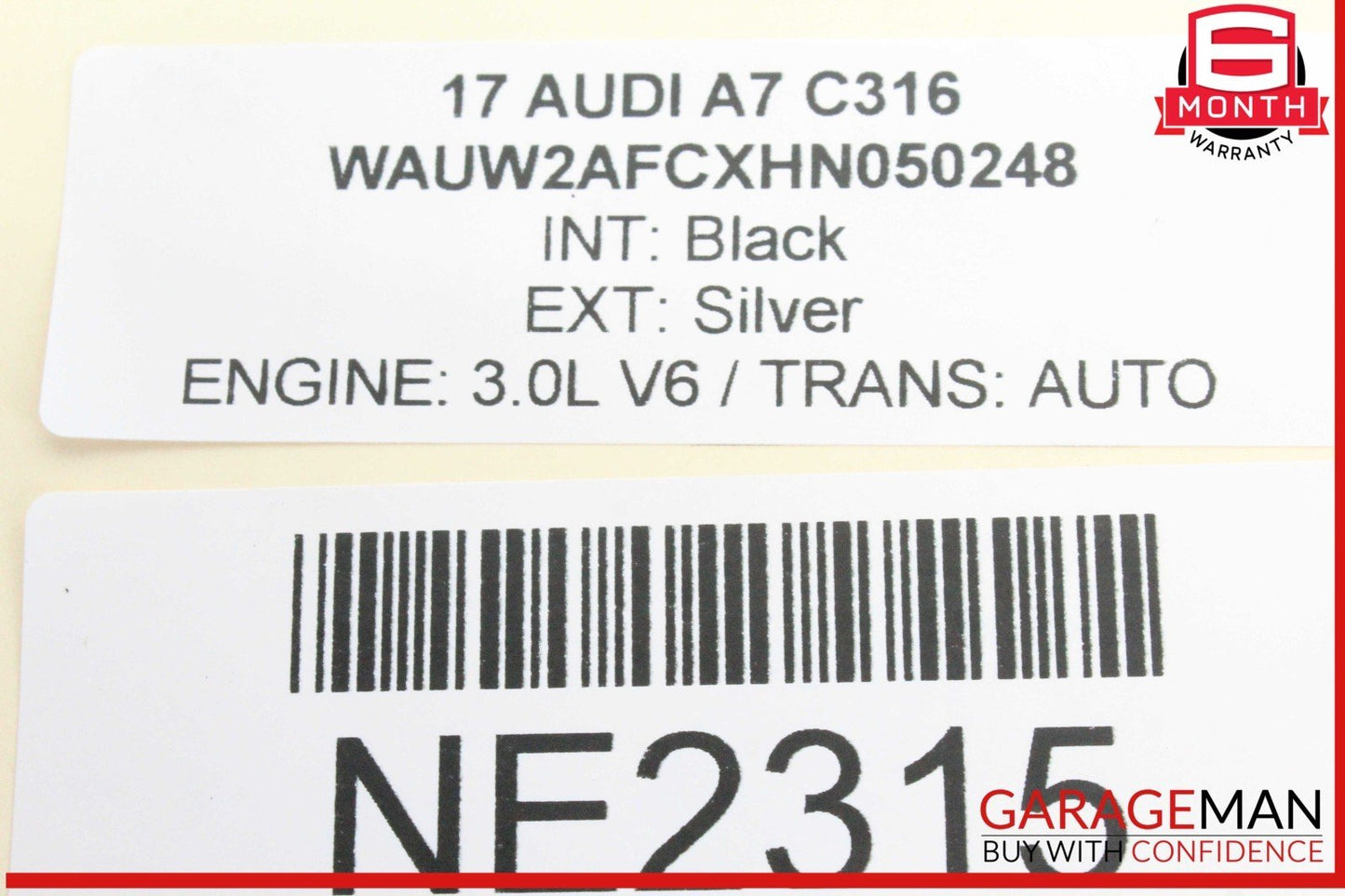 12-18 Audi A7 SQ5 Rear Left Driver Side Suspension Lower Control Arm OEM